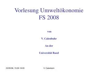 vorlesung umwelt konomie fs 2008