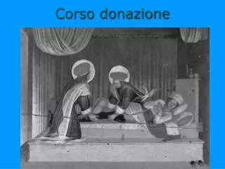 corso donazione