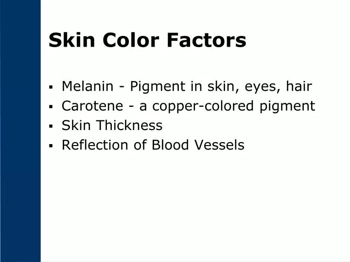 skin color factors