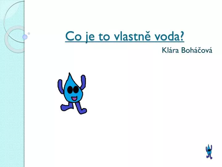 co je to vlastn voda