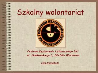 szkolny wolontariat