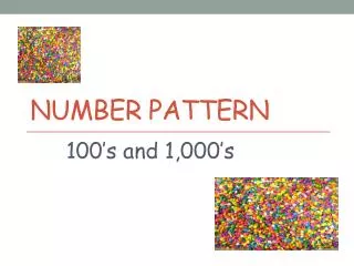 NUMBER PATTERN