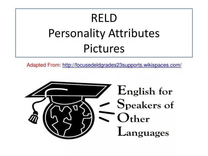 reld personality attributes pictures
