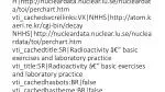 Radioactivity: Basic Exercises and Laboratory Practices - slide 1
