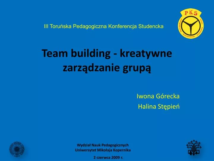 team building kreatywne zarz dzanie grup