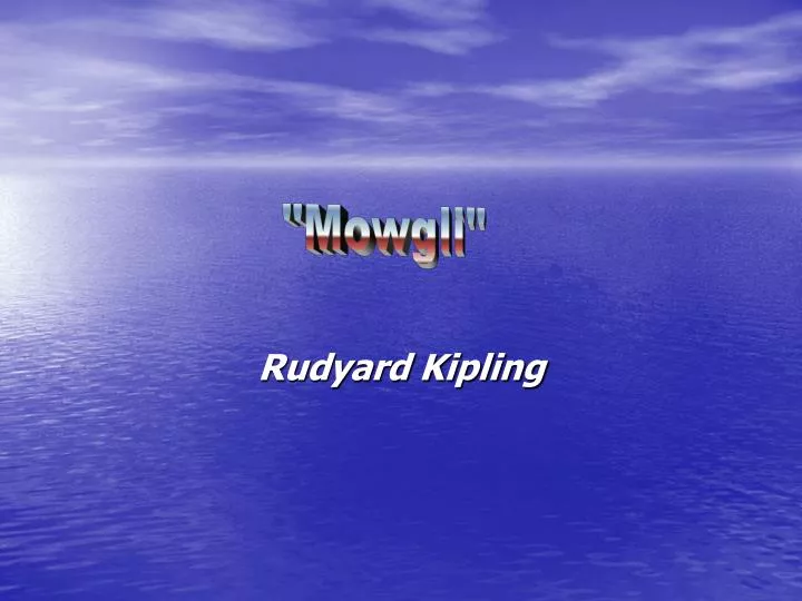 rudyard kipling