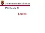 Lernen - slide 1