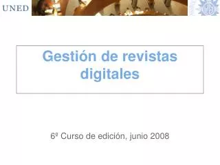 gesti n de revistas digitales