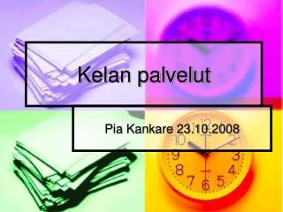 kelan palvelut