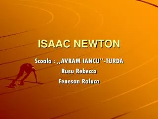 isaac newton