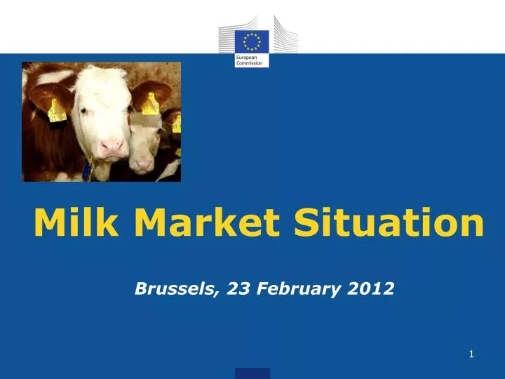 milk market situation