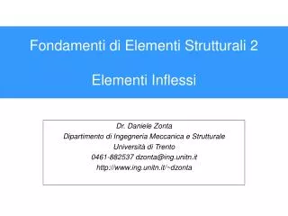 fondamenti di elementi strutturali 2 elementi inflessi