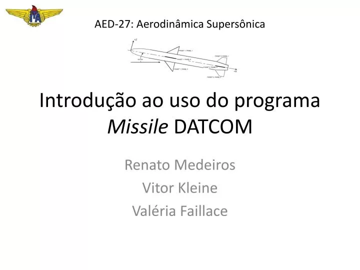 introdu o ao uso do programa missile datcom