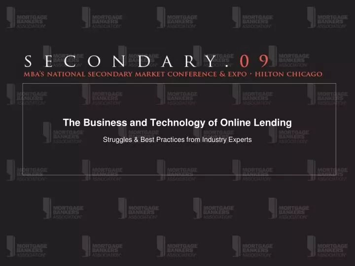 the business and technology of online lending