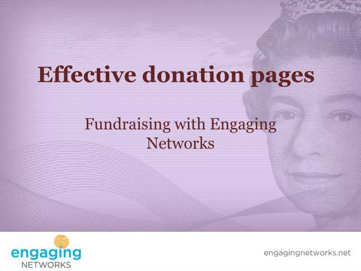 effective donation pages