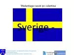 Sverige - - slide 1