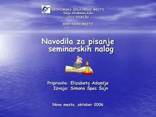 ekonomska ola novo mesto vi ja strokovna ola ulica talcev 3a 8000 novo mesto