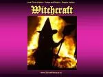 Witchcraft - slide 1