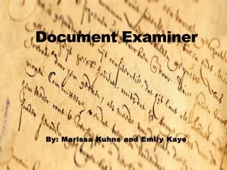 Document Examiner