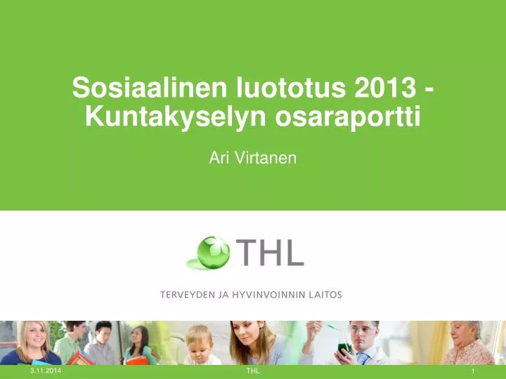 sosiaalinen luototus 2013 kuntakyselyn osaraportti