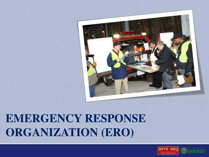emergency response organization ero