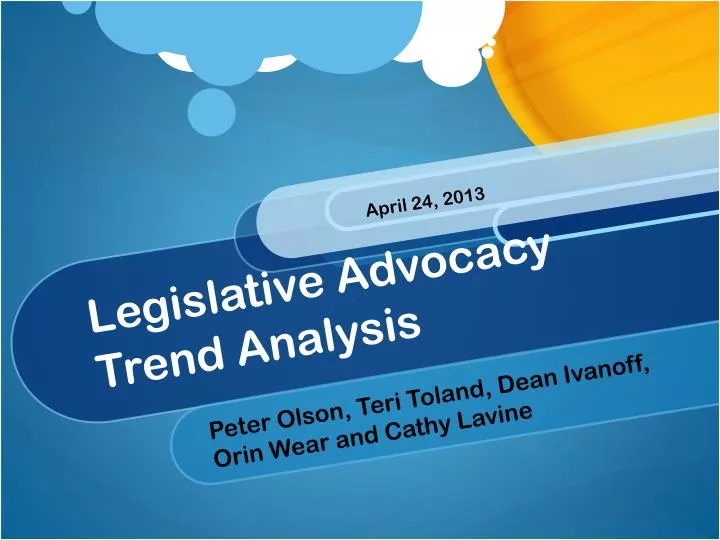 legislative advocacy trend analysis