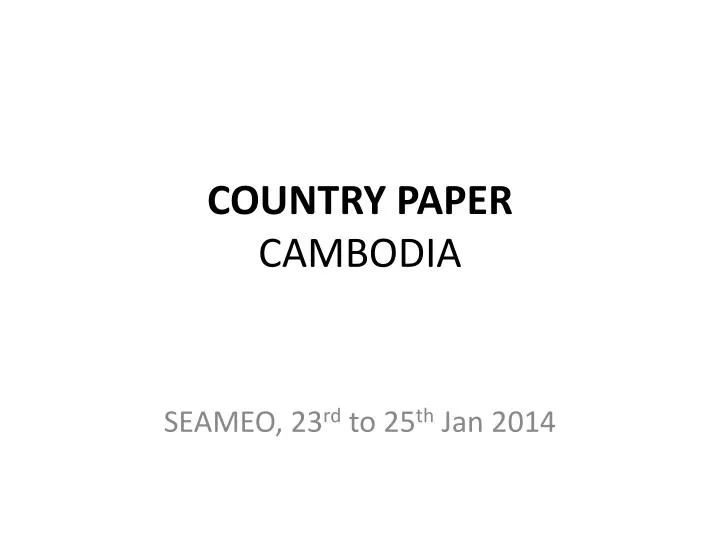 country paper cambodia