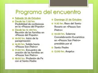 programa del encuentro