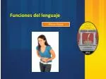 Funciones del lenguaje - slide 1