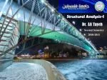 Structural Analysis-I - slide 1