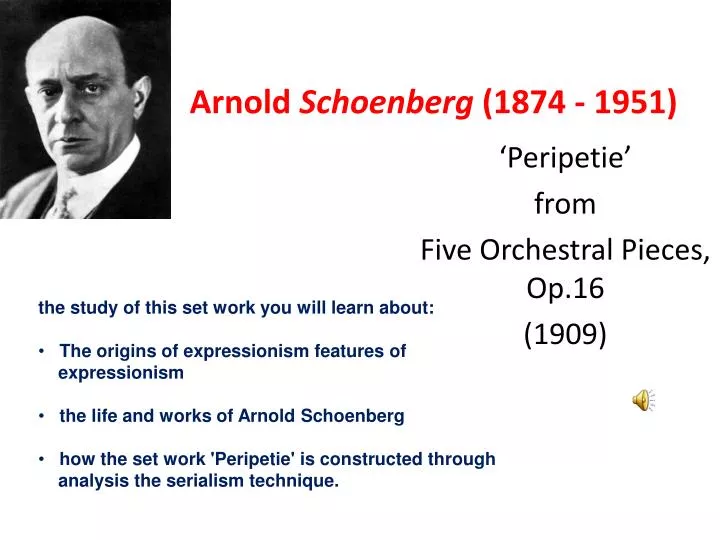 arnold schoenberg 1874 1951