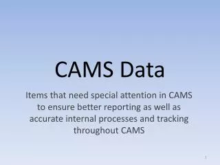 CAMS Data