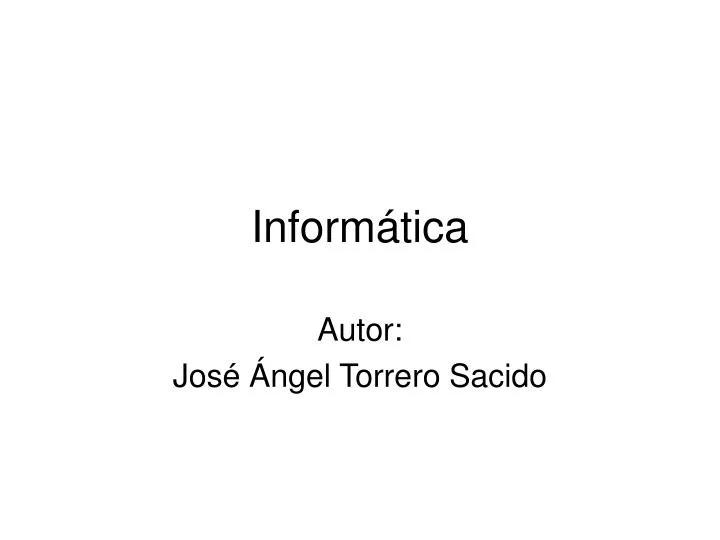 inform tica