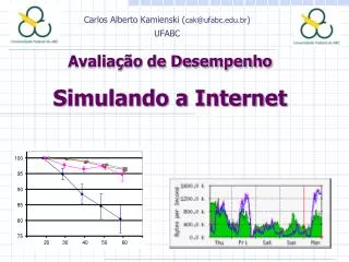 avalia o de desempenho simulando a internet