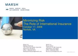 Globalization of Risk &amp; Insurance Orientation