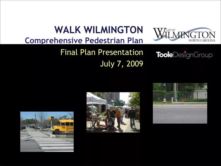 walk wilmington comprehensive pedestrian plan