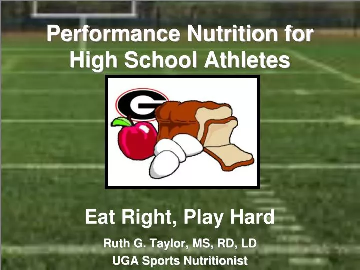 performance nutrition for high school athletes eat right play hard