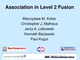 Association in Level 2 Fusion