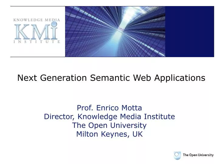 next generation semantic web applications