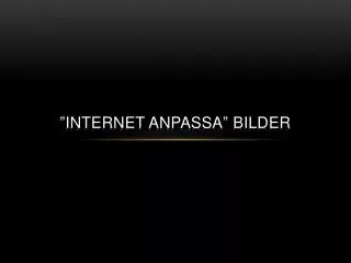 internet anpassa bilder