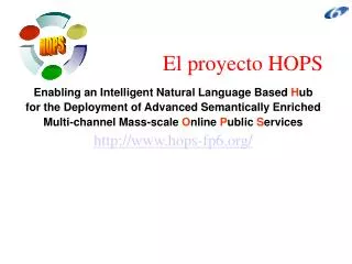 el proyecto hops