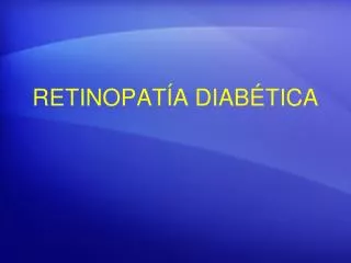 retinopat a diab tica