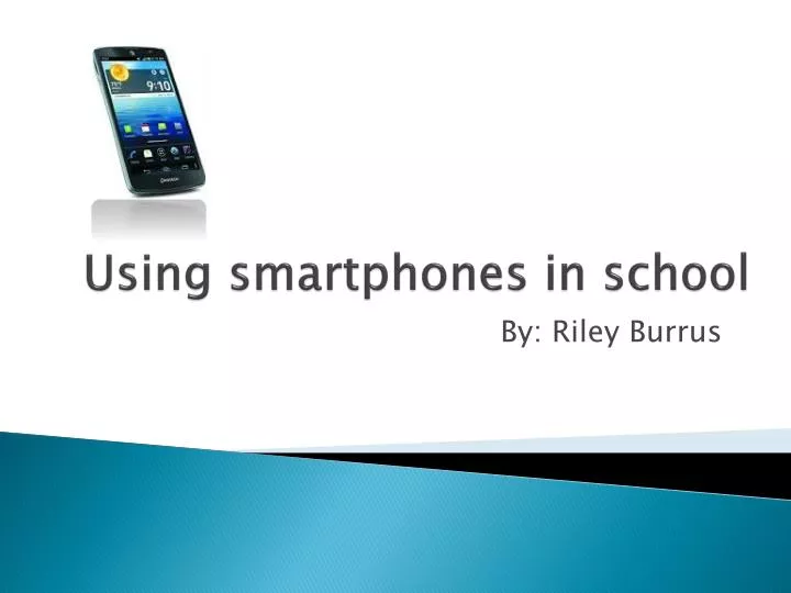 using smartphones in school