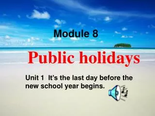 Public holidays