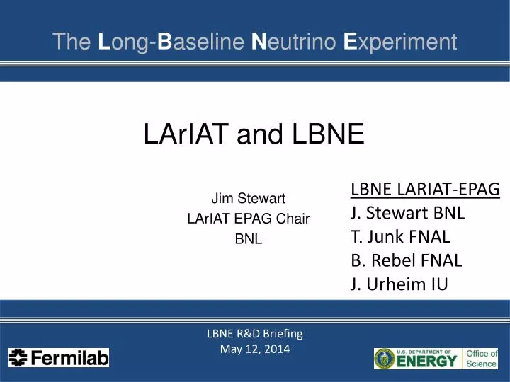 lariat and lbne