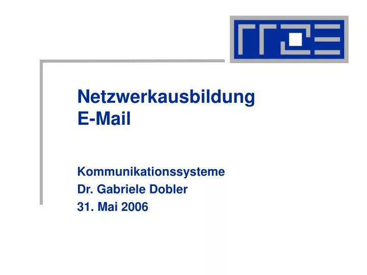 netzwerkausbildung e mail