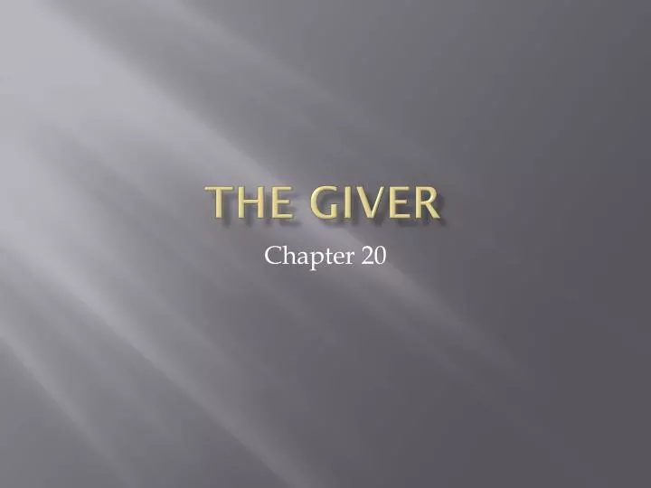 the giver