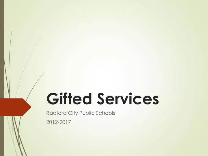 gifted services