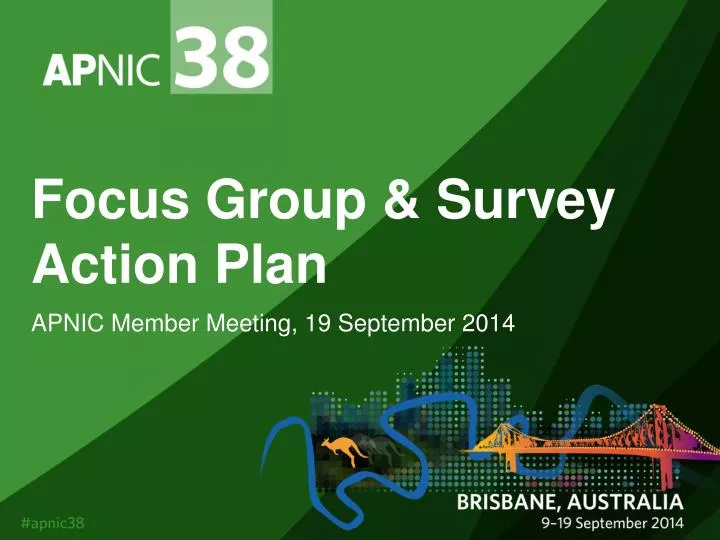 focus group survey action plan