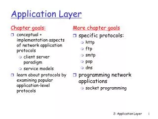 application layer